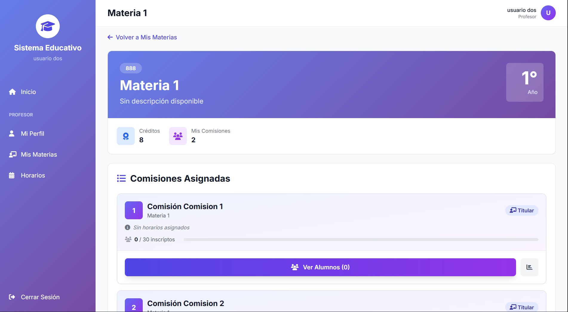 GestorAlum — Gestión Académica captura 6
