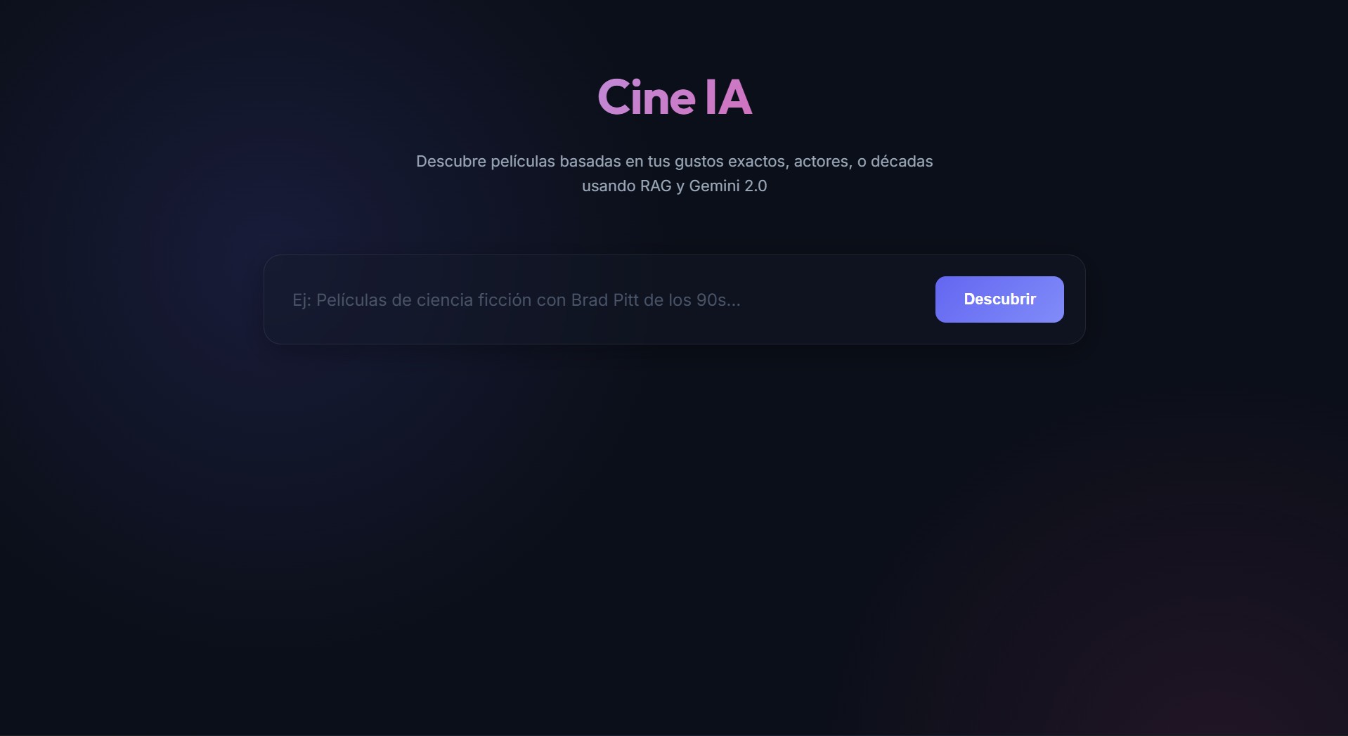 Recomendador de Películas RAG captura 1