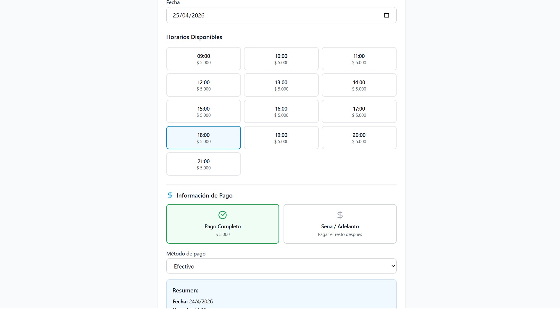 Sistema de Gestión de Turnos captura 6